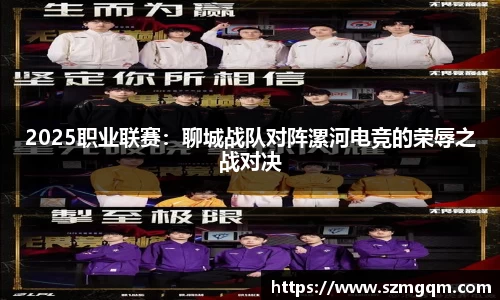 2025职业联赛：聊城战队对阵漯河电竞的荣辱之战对决
